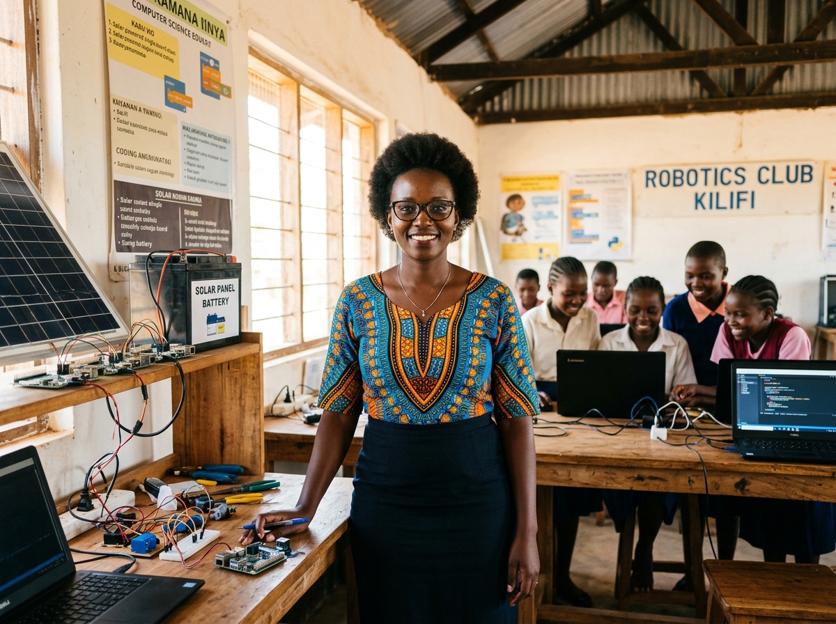 Amina Kimani & GirlsInCode Kenya